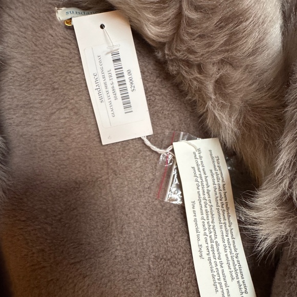 Sundance Shearling Coat Gorgeous Truffle (Dark Taupe)-NWT - Picture 9 of 10